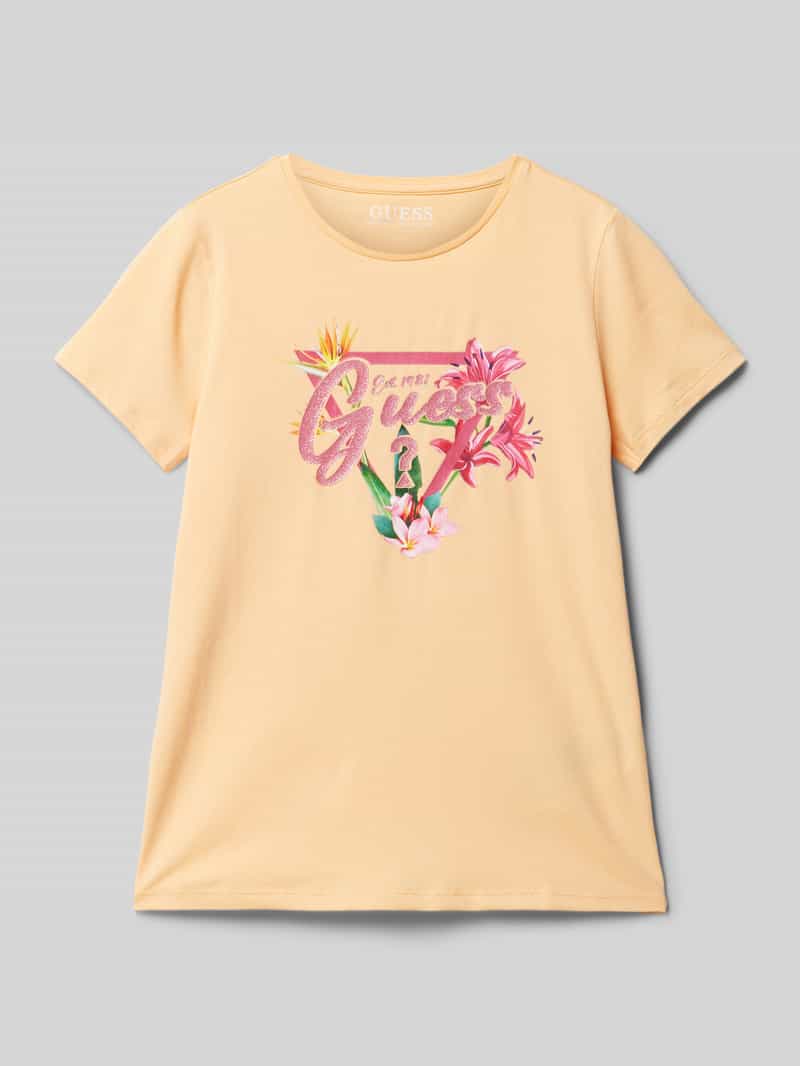 T-shirt z nadrukiem z logo