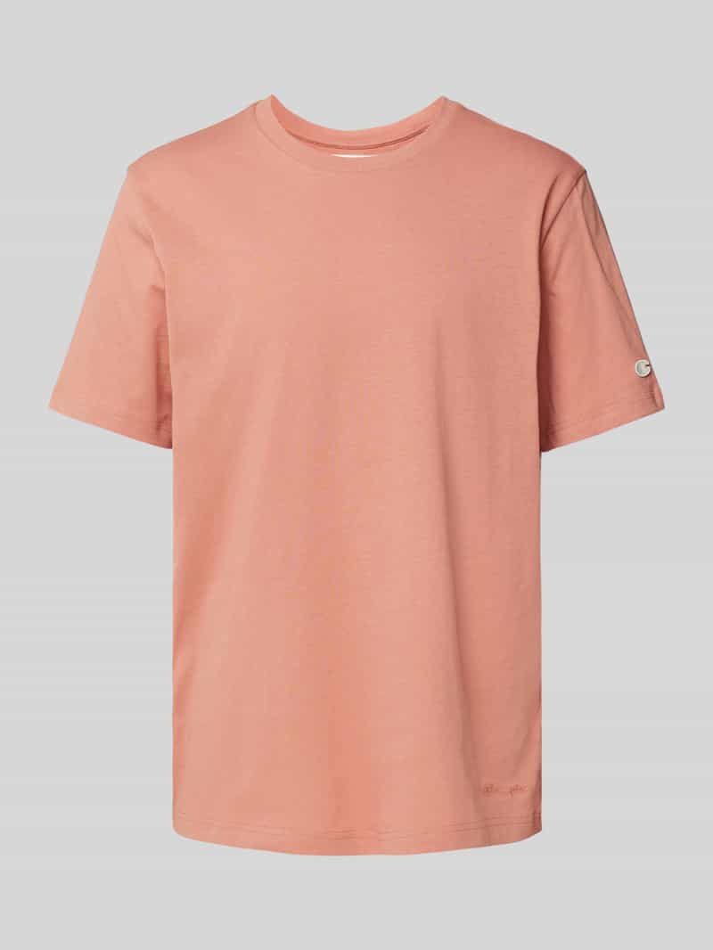 T-shirt z wyhaftowanym logo