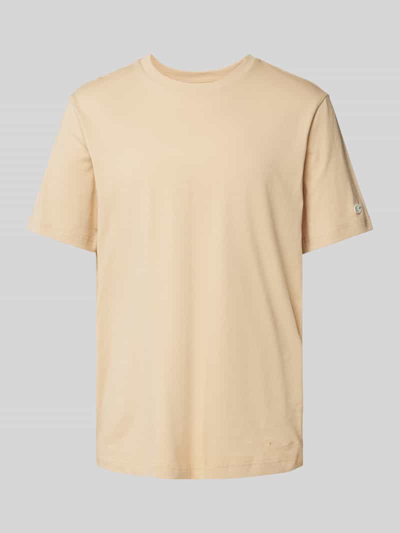 T-shirt z wyhaftowanym logo