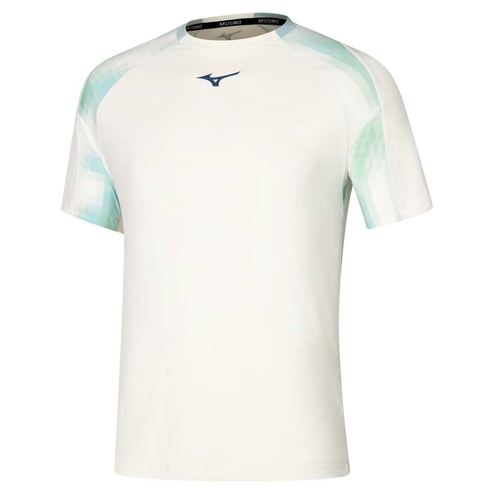 Koszulka męska Mizuno Frontier Shadow Tee M White M
