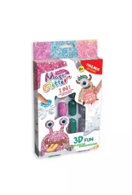 Stwórz swojego stworka 3D Magic Glitter - Stworek