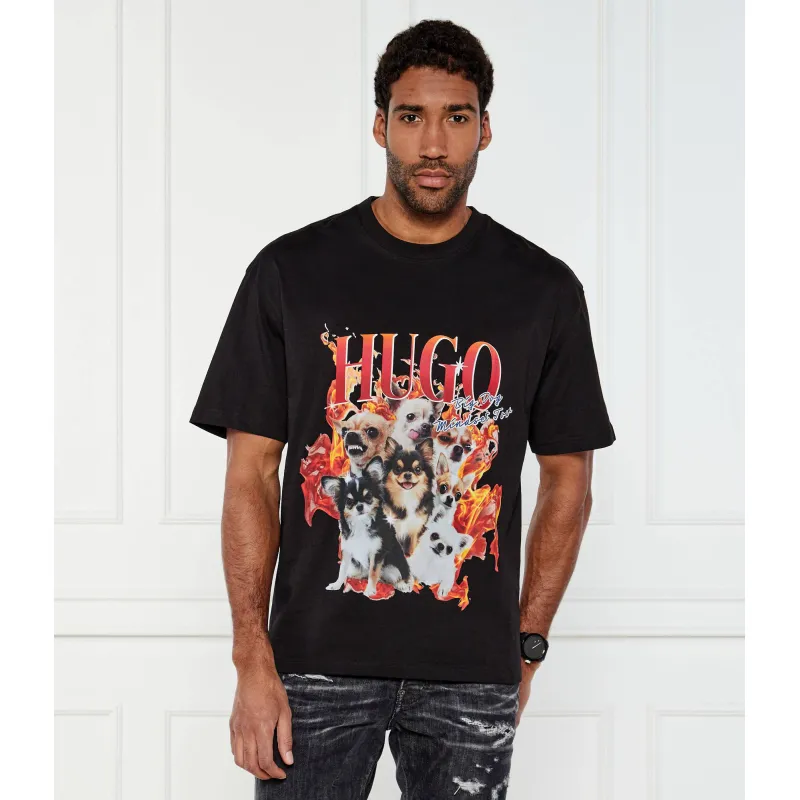HUGO T-shirt Dugie Oversize fit