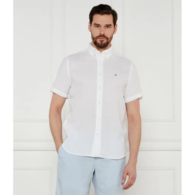 Tommy Hilfiger Lniana koszula | Regular Fit
