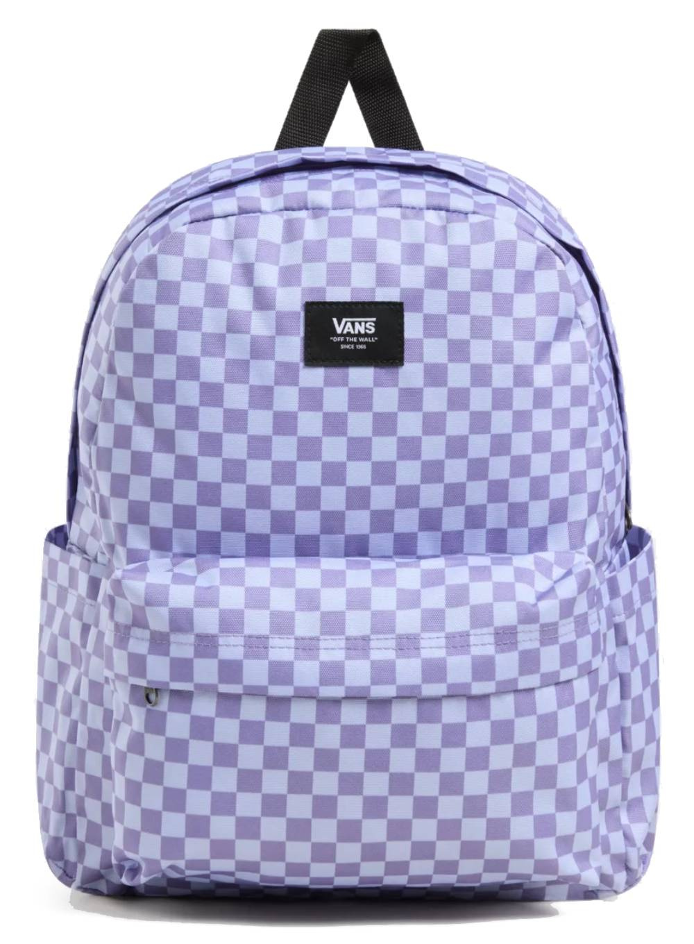 Plecak młodzieżowy Vans Old Skool Check Backpack - purple haze