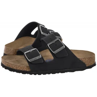 Klapki Arizona Bs Soft Footbed Black 1019035 (BK217-d) Birkenstock