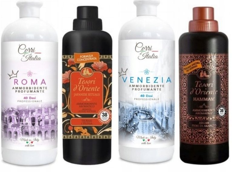 Zestaw WYJĄTKOWYCH płynów do płukania Corri i Tesori RJVzH