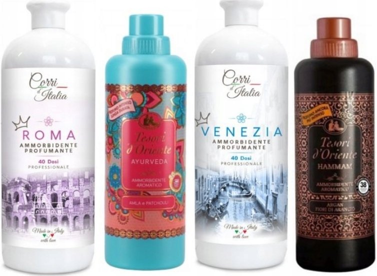 Zestaw WYJĄTKOWYCH płynów do płukania Corri i Tesori RAVzH