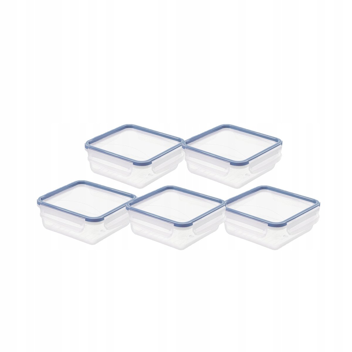 Pojemnik pudełko na świeżą żywność Rotho CLIC&LOCK - 5 szt. ZESTAW