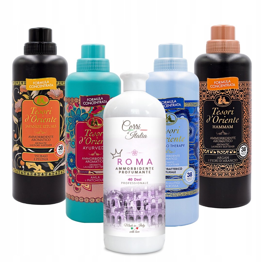Zestaw WYJĄTKOWYCH płynów do płukania Corri i Tesori JATH+R