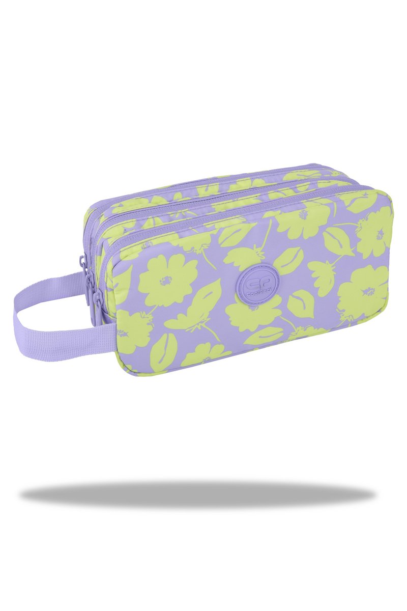 PATIO, saszetka potrójna z rączką coolpack primus l flores lila