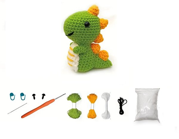 Zestaw do szydełkowania DIY DINOZAUR