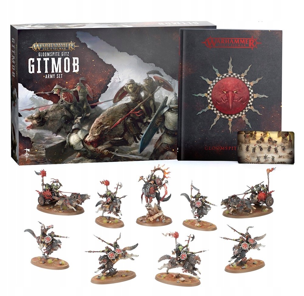 Warhammer Age Of Sigmar Gloomspite Gitz Gitmob Army Set