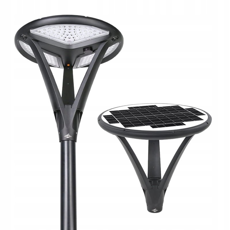 Lampa solarna Solaris Power 26W LED Zimny biały 6000K Pilot Czujnik ruchu