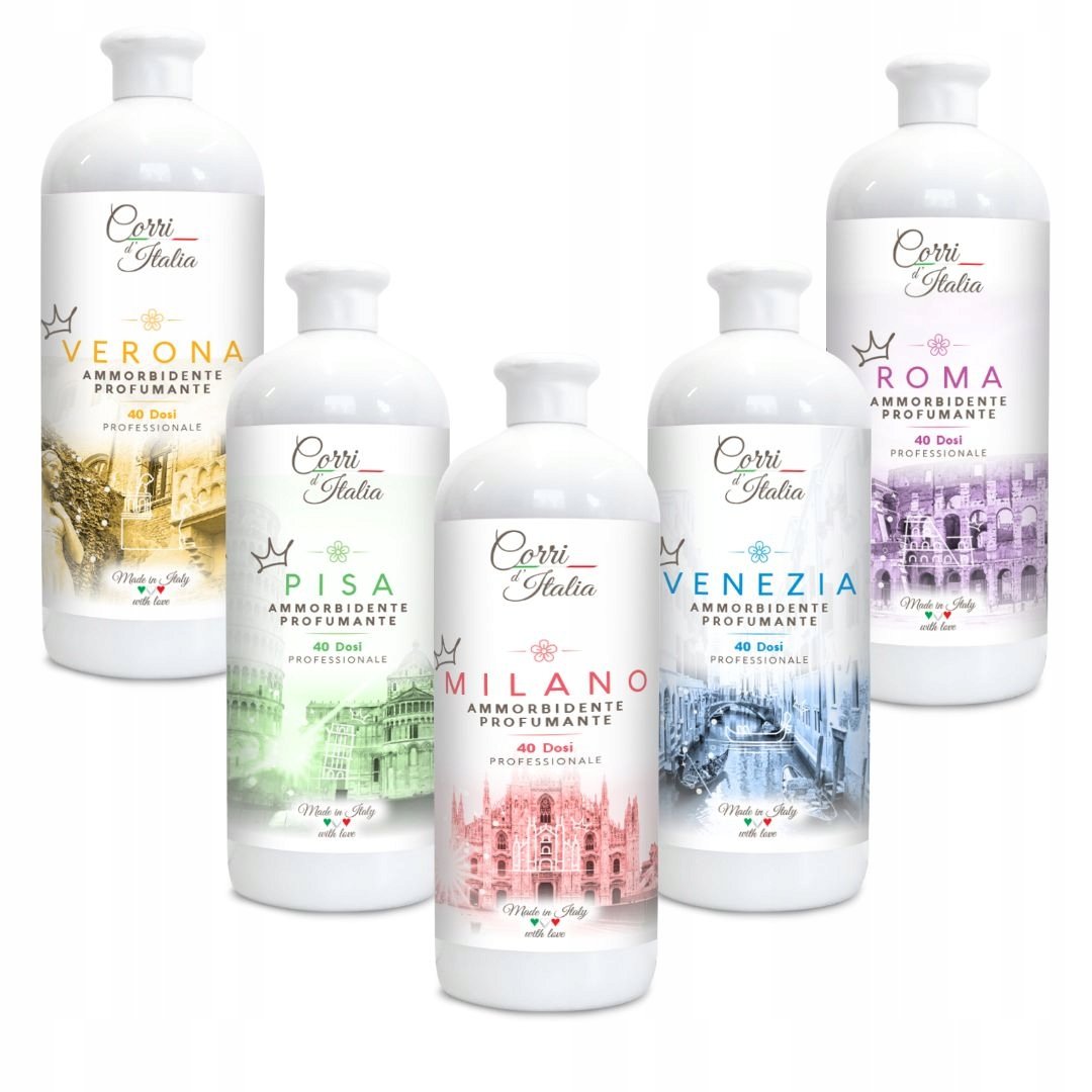 CORRI D'ITALIA zestaw koncentratów do płukania 5 x 1 L