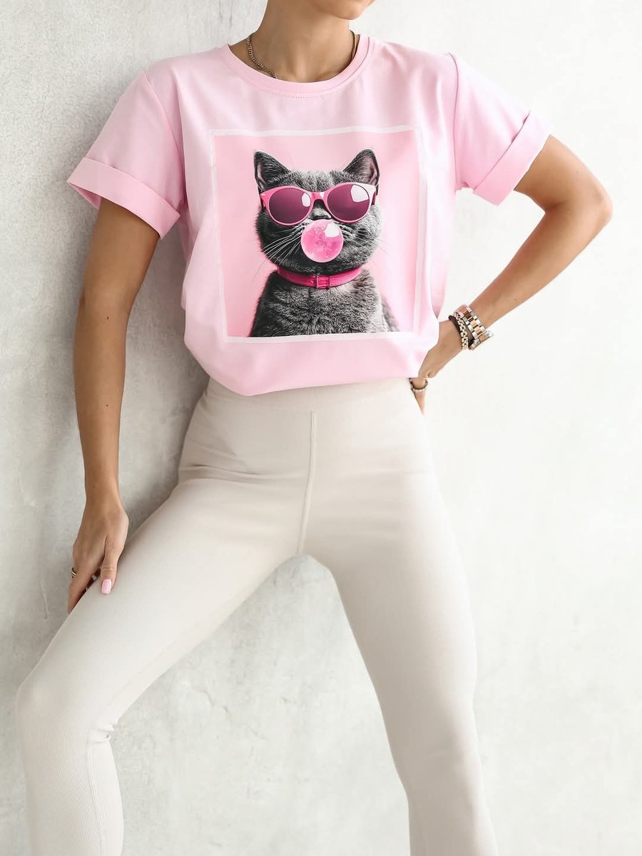 buzka LARA Fashion kot różowa rozmiar M