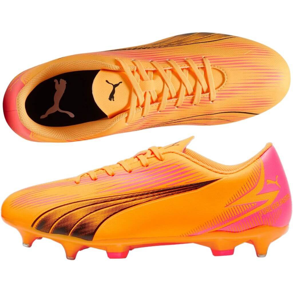 Buty piłkarskie korki Puma Ultra Play MxSG lanki żółte lekkie 45