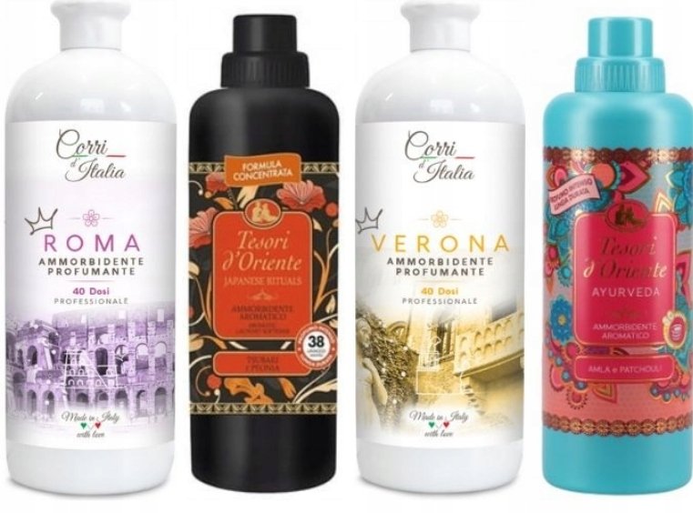Zestaw WYJĄTKOWYCH płynów do płukania Corri i Tesori RJVA