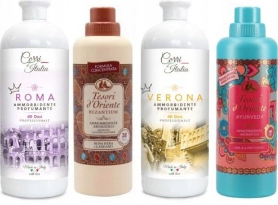 Zestaw WYJĄTKOWYCH płynów do płukania Corri i Tesori RBVA