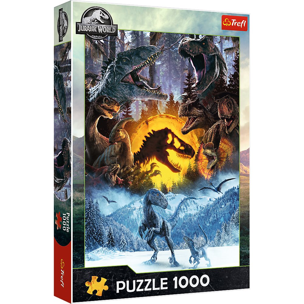 Trefl, puzzle 1000 w świecie parku jurajskiego 10939