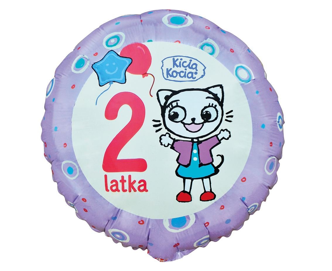 BALON FOLIOWY KICIA KOCIA 2 LATKA 18