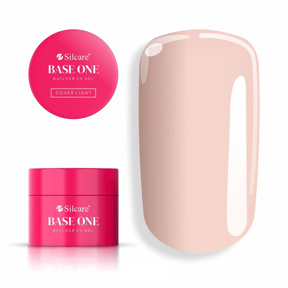 Gel Base One Cover Light 15g Żel do Paznokci Samopoziomujący Budujący