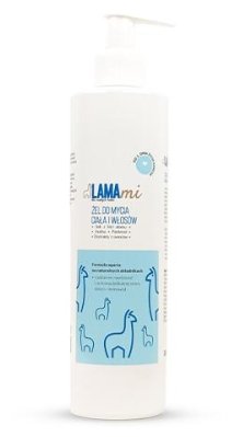 Lamami, Żel do mycia ciała i włosów od 1. dnia życia, 300 ml