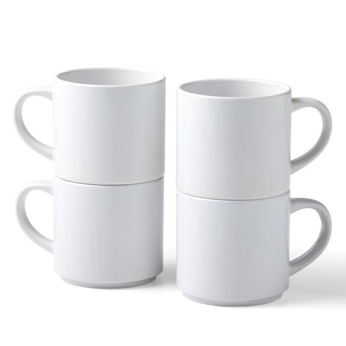 Kubki i kubki Cricut Biały kubek ceramiczny 295 ml x 4
