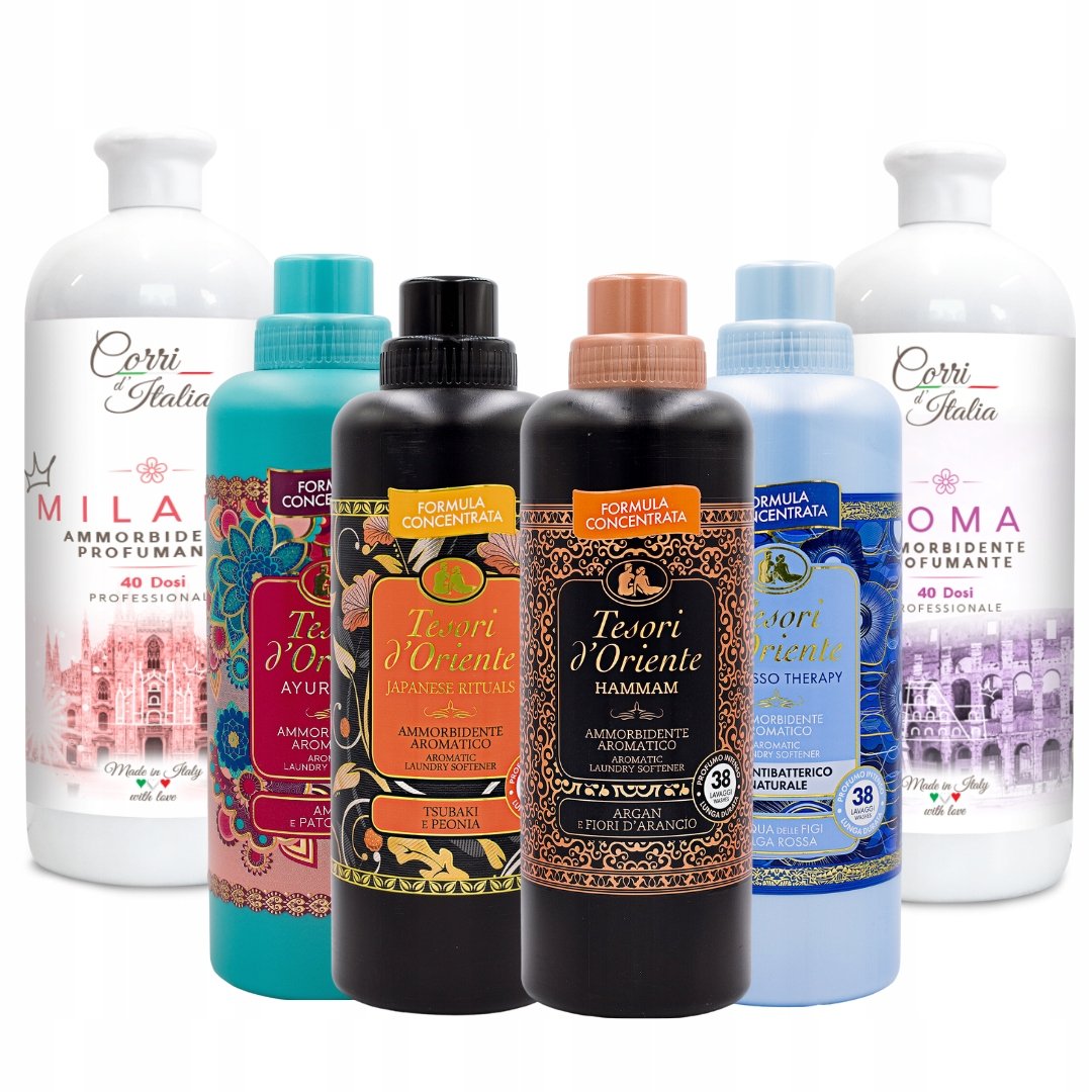 Zestaw WYJĄTKOWYCH płynów do płukania Corri i Tesori AJHT+MR