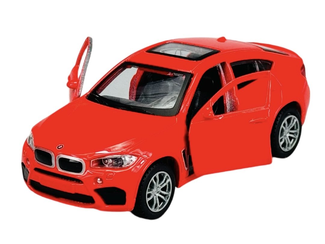 MAISTO BMW X6 M F16 CZERWONY Z NAPĘDEM 1:42
