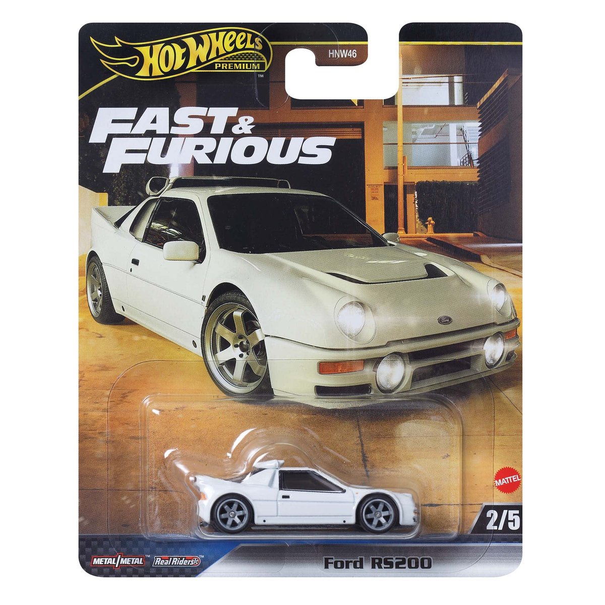 HOT WHEELS 2023 FORD RS200 FAST AND FURIOUS 2/5 HVR60