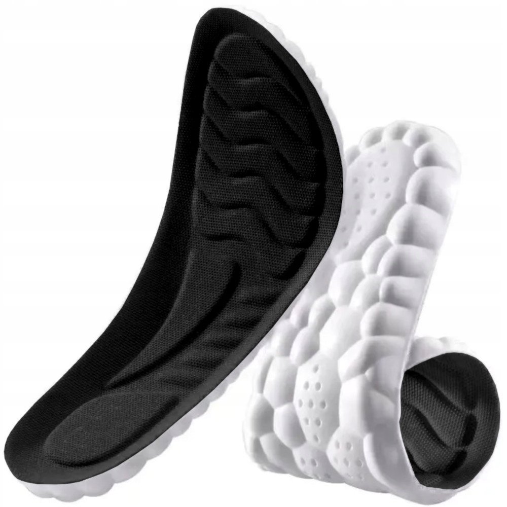 WKŁADKI DO BUTÓW SPORTOWYCH LEKKIE PIANKOWE AMORTYZUJĄCE PRZECIWPOTNE 37-38