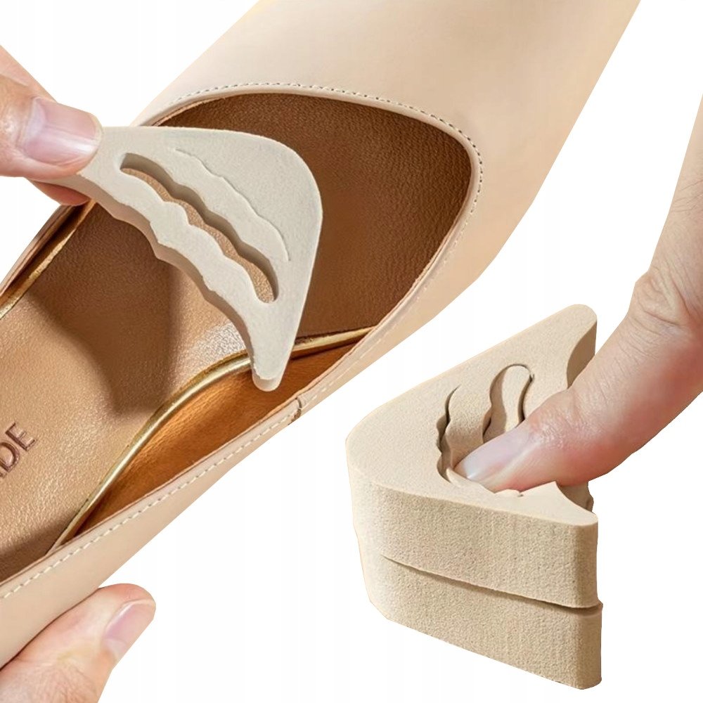 PIANKOWE WYPEŁNIACZE DO ZA DUŻYCH BUTÓW WKŁADKI DO SZPILEK NA BOLĄCE PALCE BEŻ