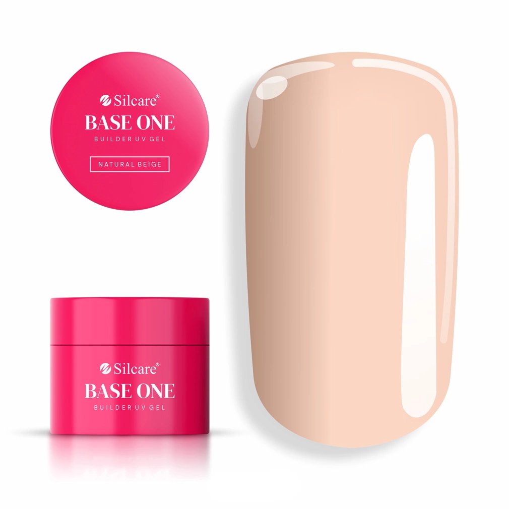 Żel Budujący Base One Natural Beige 50g Żel do Paznokci Samopoziomujący
