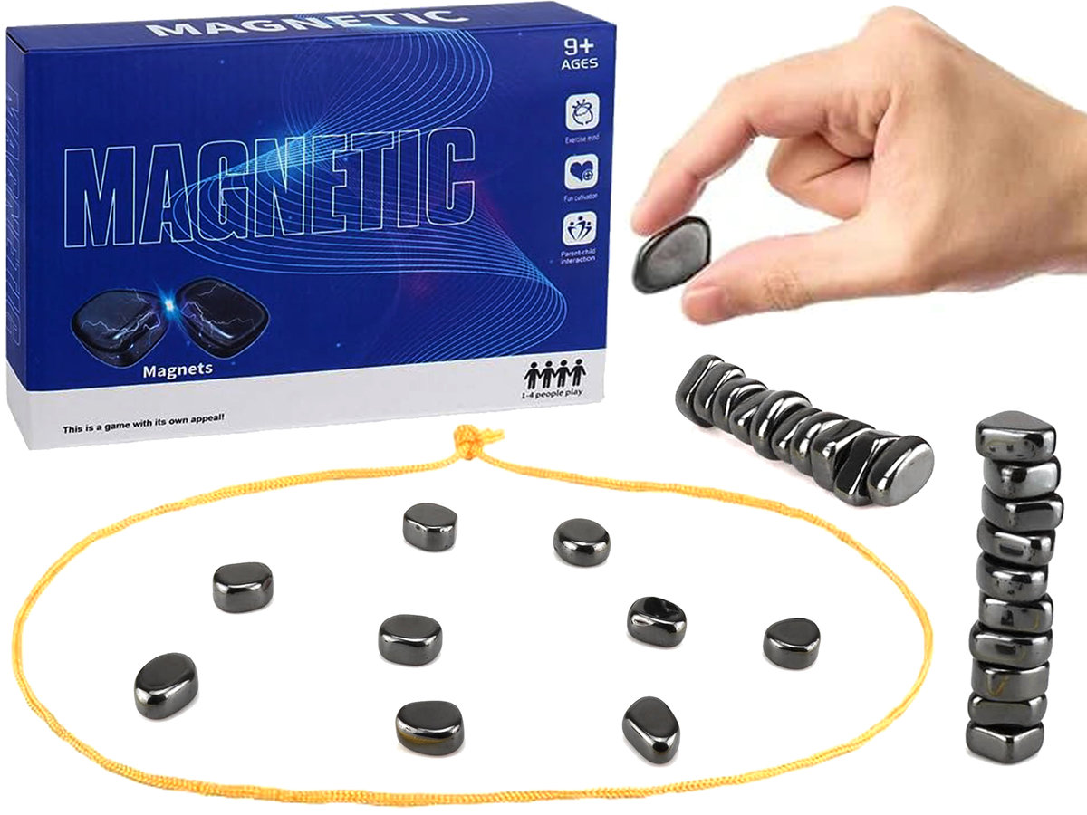 Magnetyczna Gra Kamienie Magnetyczne Gra Edukacyjne 20 Kamieni Szachy