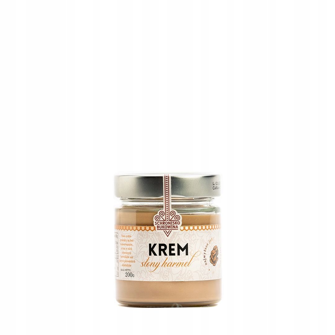 Masło słony karmel krem premium Schronisko Bukowina naturalny skład