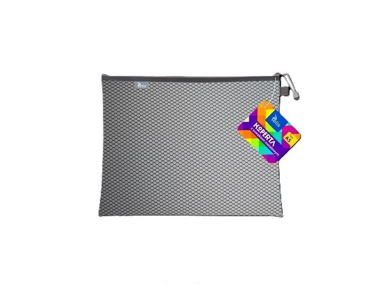 KOPERTA Z SUWAKIEM METALOWYM A5 26x20,5 CM CZARNA TETIS