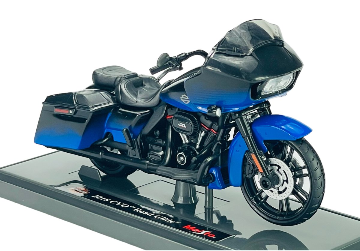 MAISTO 2018 HARLEY-DAVIDSON CVO ROAD GLIDE NIEBIESKI 1:18 39360