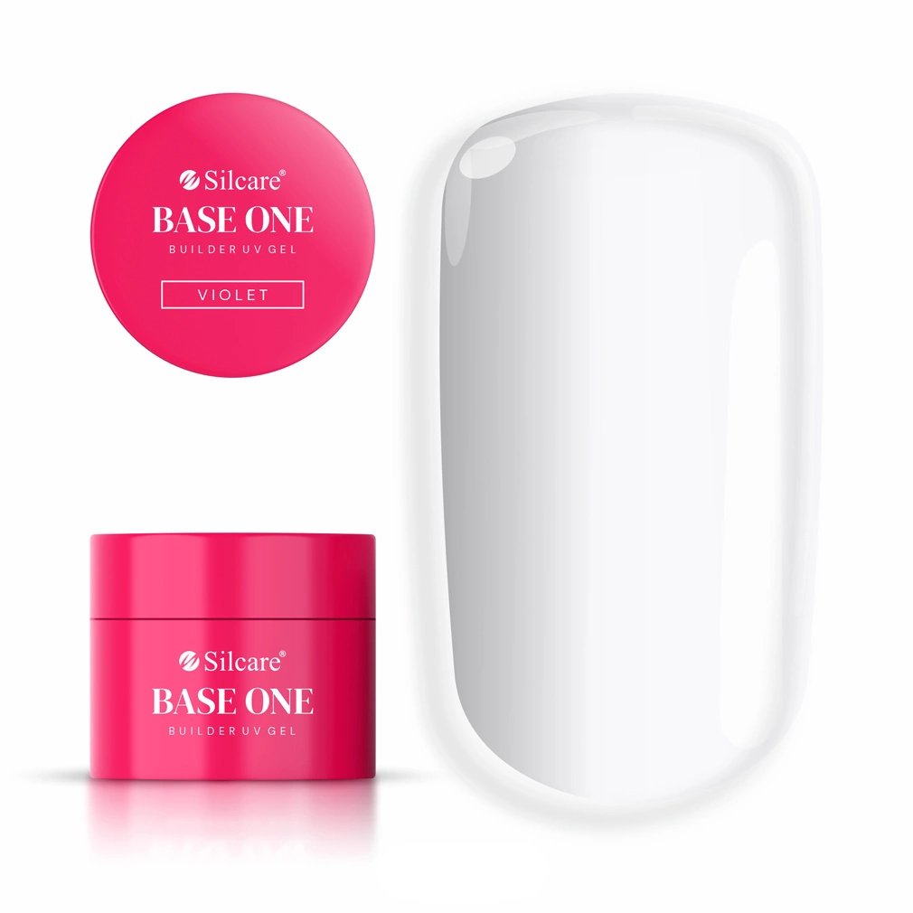 Gel Base One Violet 15g Żel do Paznokci Samopoziomujący Budujący