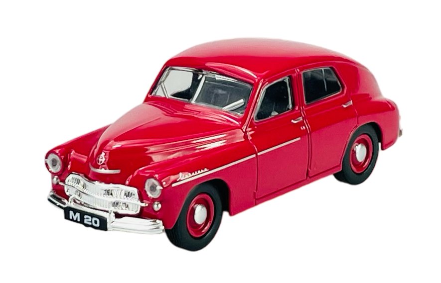 KOLEKCJA PRL WARSZAWA M-20 CZERWONA 1:43