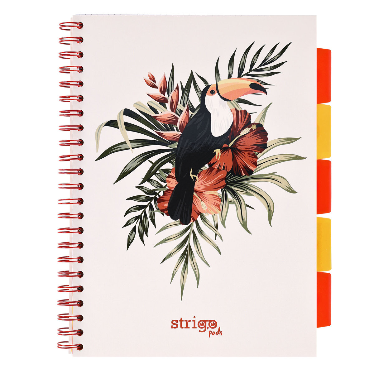Kołozeszyt STRIGO PADS Project Book A4 kratka Tropiki Pelikan