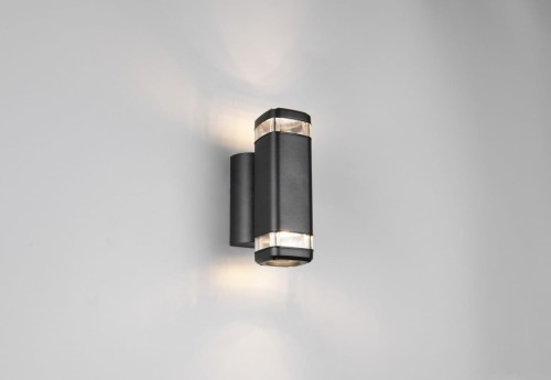 Barcelos kinkiet zewnętrzny 2xGU10 czarny R26446232