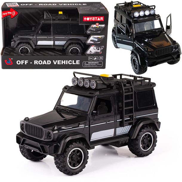 Samochód Terenówka Off-road Światło Dźwięki Auto Jeep Z Napędem 4x4
