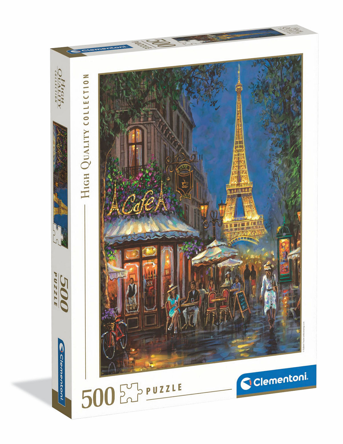 Puzzle 500 elementów. HQ Night at the Eiffel Cafe