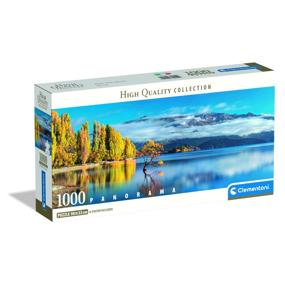 Puzzle 1000 elementów. Panorama Compact Wanaka's golden reflections