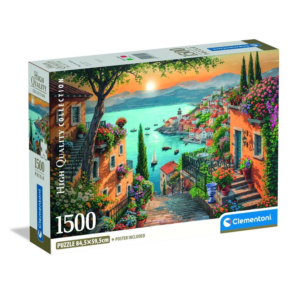 Puzzle 1500 elementów. Compact Steps to the Harbor