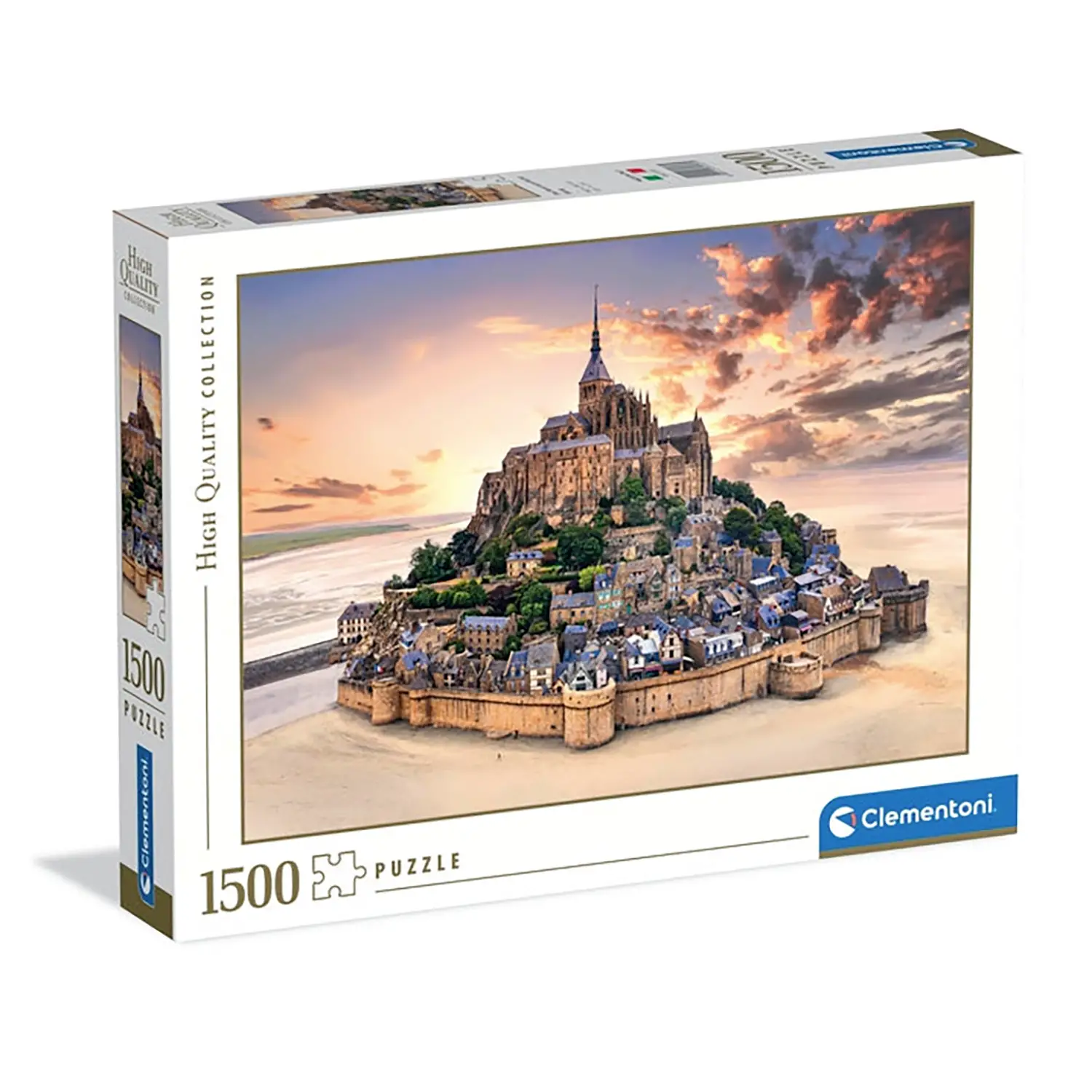 Puzzle 1500 elementów. HQ The Mount Saint-Michel Rising