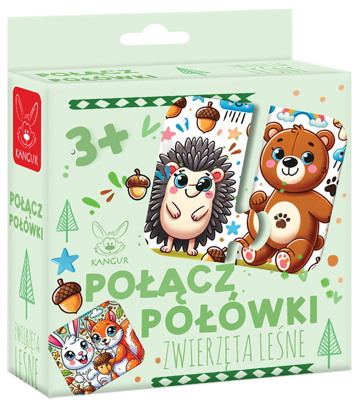 Połącz Połówki Zwierzęta Leśne