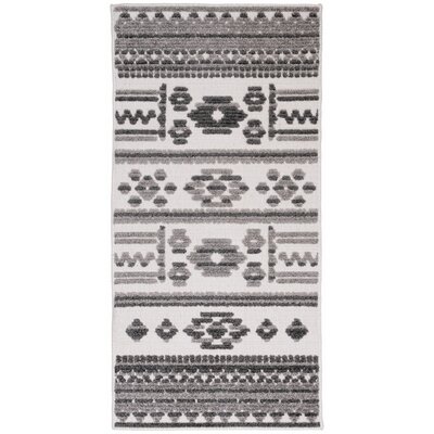 Dywan wewnętrzny MULTIDECOR Nepal Aztecki 508234 80 x 153 cm Szary