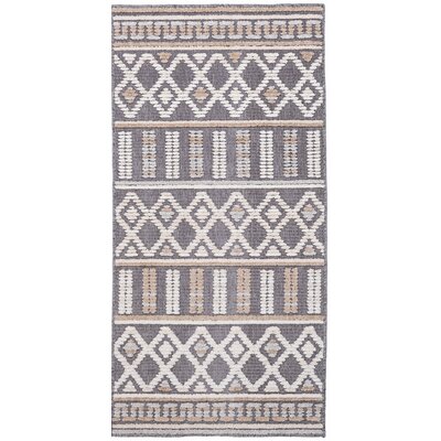 Dywan wewnętrzny MULTIDECOR Nepal Geometria 508235 80 x 153 cm Antracyt