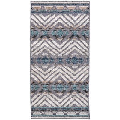 Dywan MULTIDECOR Nepal 200 x 280 cm Pasy Niebieski